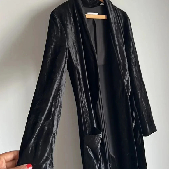 ALC VIRGIL VELVET SILK Cardigan JACKET - Picture 6 of 14